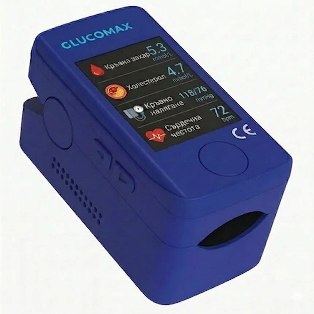GlucoMax – Контрол 3 в 1: кръвна захар, кръвно налягане и холестерол