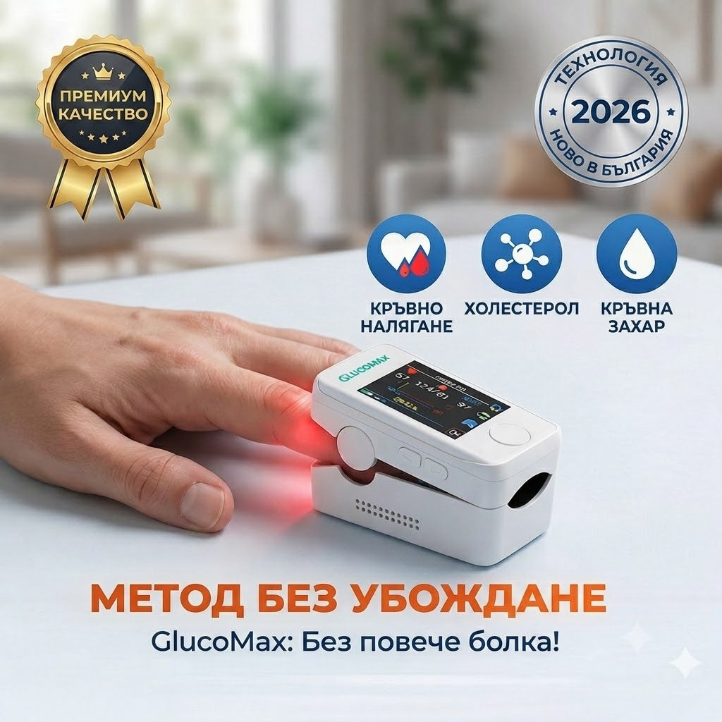 GlucoMax – Контрол 3 в 1: кръвна захар, кръвно налягане и холестерол